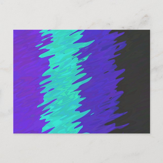 Trippy-Squiggg-Abstrakt-Alexigender-Pride-Flag Postkarte (Vorderseite)