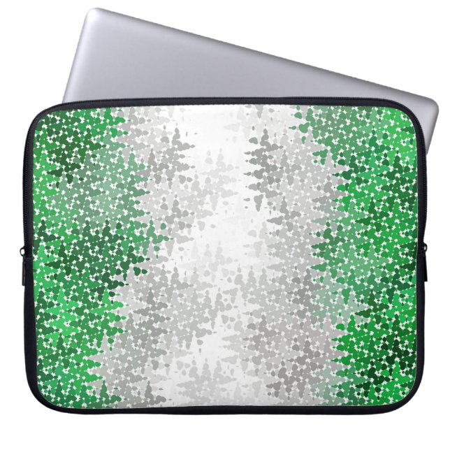 Trippy Squiggg Abstrakt Grayromantic Pride Flag Laptopschutzhülle (Vorderseite)