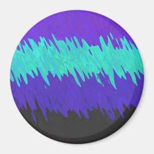 Trippy Squiggly Abstract Alexigender Stolzflagge Magnet