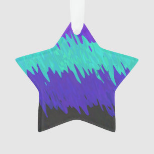 Trippy Squiggly Abstract Alexigender Stolzflagge Ornament