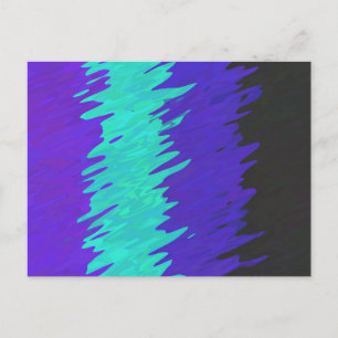 Trippy Squiggly Abstract Alexigender Stolzflagge Postkarte