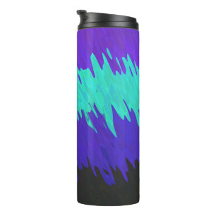 Trippy Squiggly Abstract Alexigender Stolzflagge Thermosbecher