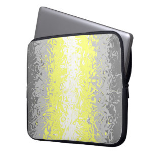 Trippy Squiggly Abstrakte Demigender-Stolzflagge Laptopschutzhülle