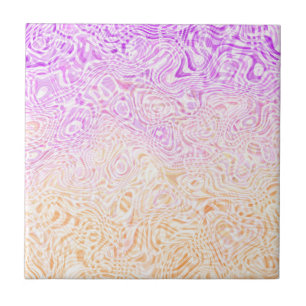 Trippy Squiggly Boho Abstrakt Trixic Prix Flag Fliese