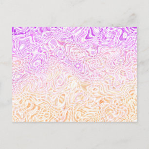 Trippy Squiggly Boho Abstrakt Trixic Prix Flag Postkarte