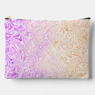 Trippy Squiggly Boho Abstrakte Trixic Pride Flagge Zubehörtasche