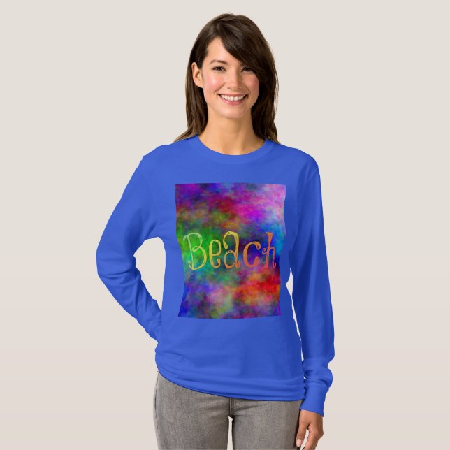 Trippy Strand T-Shirt (Vorne ganz)