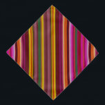 Trippy Stripes farbig und kühl Cool psychedelisch Halstuch<br><div class="desc">Abstraktes gestreiftes Design mit warmen Farben. Hauptfarben dieses psychedelischen Musters: Lila,  gelb,  orange,  grün,  maron... </div>
