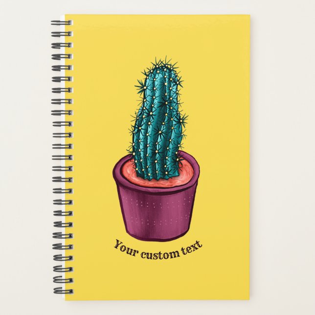 Trippy Succulent Cactus Psychedelic Planer (Vorderseite)