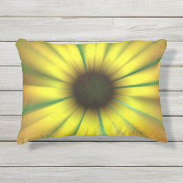 Trippy Sunflower 12 X16 Kissen Für Draußen