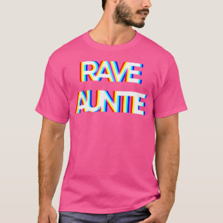 Trippy Techno Edm Musik Rave Festival Tante Tante  T-Shirt