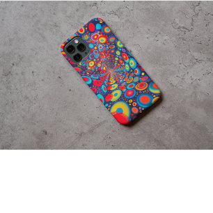 Trippy Tunnel of Colorful Floating Orbs Optical Case-Mate iPhone Hülle