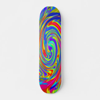 Trippy Tye Dye Mini Skate Board Skateboard