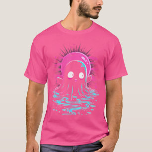 Trippy Vaporwave Geist Techno Rave Halloween Edm P T-Shirt