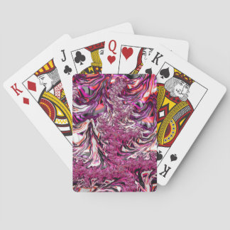 Trippy Vibranding Psychedelic Funky Fraktal Art Spielkarten