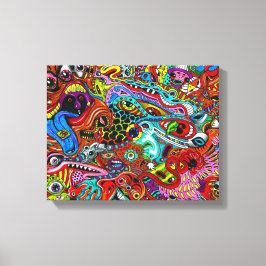 Trippy Wall Art Leinwanddruck