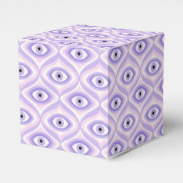 Trippy Weird Eye Pattern - Pastell Lila und rosa Geschenkschachtel