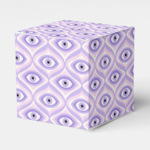 Trippy Weird Eye Pattern - Pastell Lila und rosa Geschenkschachtel