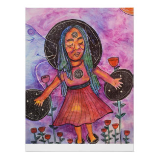 Trippy Whimsical Surreal Poster | Lukes word 2