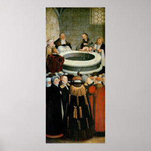 Triptych, links Panel, Philipp Melanchthon Poster
