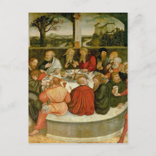 Triptych, links Panel, Philipp Melanchthon Postkarte