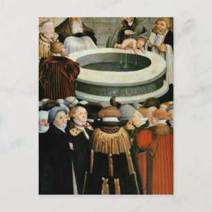 Triptych, links Panel, Philipp Melanchthon Postkarte