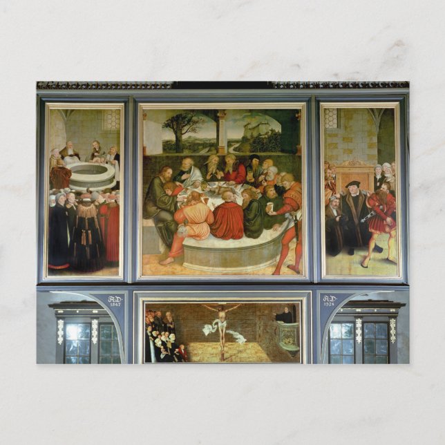 Triptych Postkarte (Vorderseite)