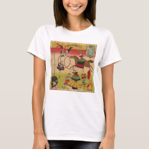 Triptych Print zeigt Circus bei Yasukuni Jinja T-Shirt