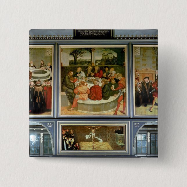 Triptychon Button (Vorderseite)