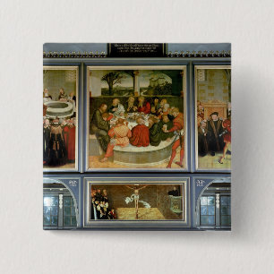Triptychon Button
