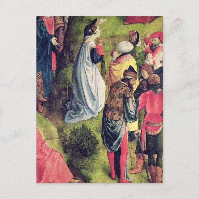 Triptychon der Kreuzigung Postkarte (Vorderseite)