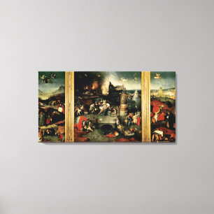 Triptychon: Die Versuchung von St Anthony Leinwanddruck