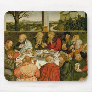 Triptychon, links Platte, Philipp Melanchthon Mousepad
