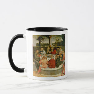 Triptychon, links Platte, Philipp Melanchthon Tasse
