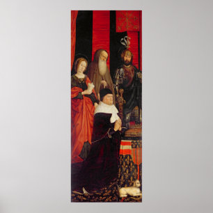 Triptychon Moses und der Brennende Bush Poster