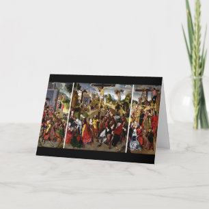 Triptychon Ostern Feiertagskarte