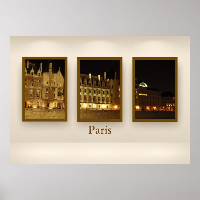 Triptychon Paris Poster (Vorne)