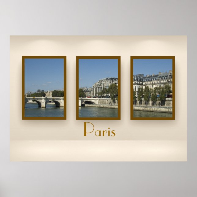 Triptychon Paris Poster (Vorne)