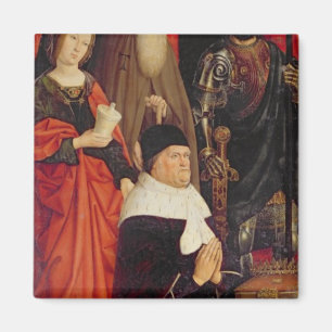 Triptychon von Mosese und von brennenden Bush Magnet