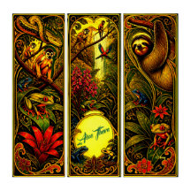 Forêt tropicale apaisante - Force 3-36x12 chacun