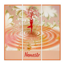 Namaste Zen Arbre De Vie Yoga Spirituel
