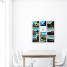Souvenirs d'été Custom Beach Photos Collage