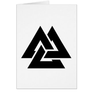 Triquetra de symbole de Valknut