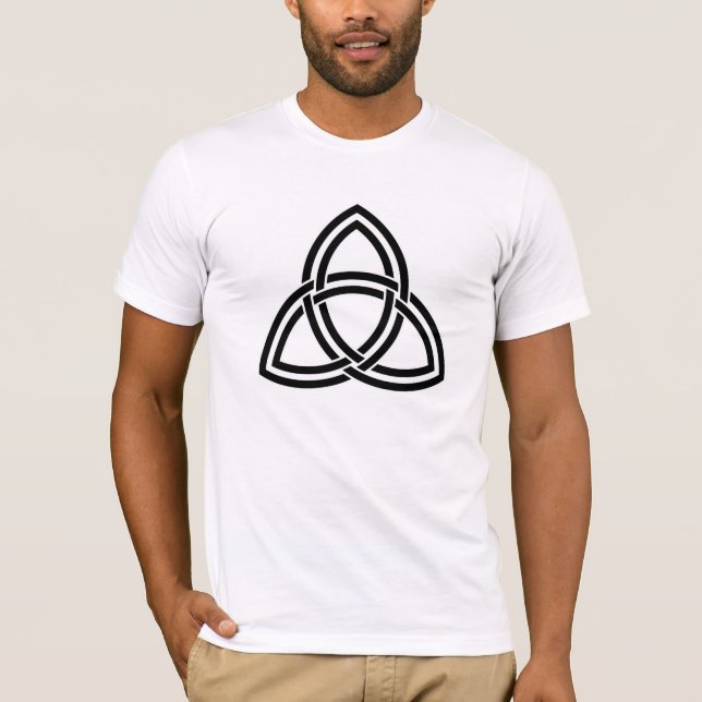 Triquetra Doppeltes T-Shirt (Vorderseite)