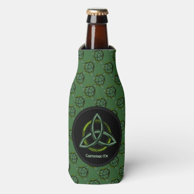 Triquetra (grün) flaschenkühler (Flaschenvorderseite)