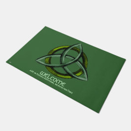 Triquetra (grün) fußmatte