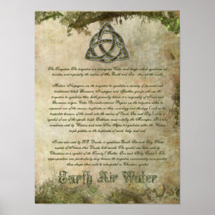 Triquetra informierend poster
