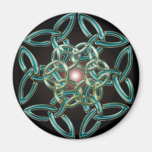 Triquetra Kreis-Knoten-Magnet Magnet