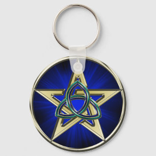 Triquetra Pentagram-Schlüsselanhänger Schlüsselanhänger