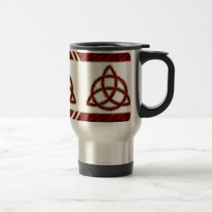 Triquetra Red Silk Reisebecher